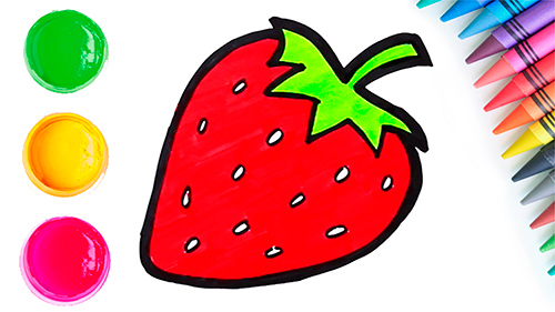 How To Draw A Strawberry