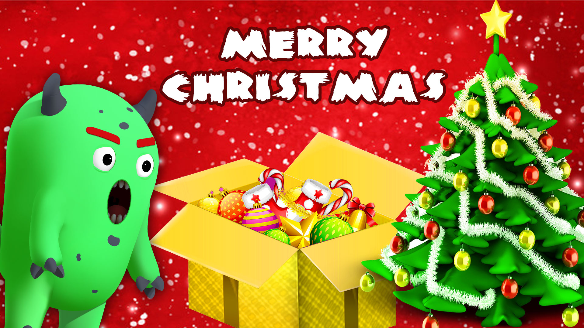 Decorate The Christmas Tree With Monday The Monster