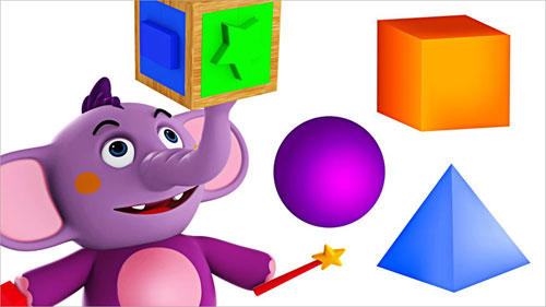 Learn Colors and Shapes with Magic Cube Toy